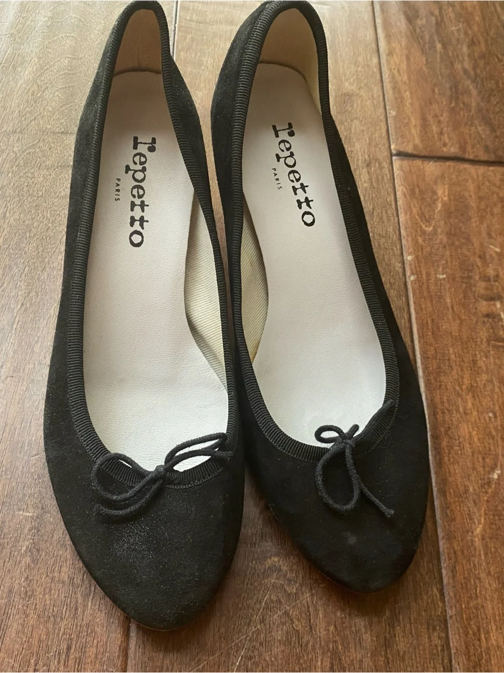 Repetto Black Suede Ballet